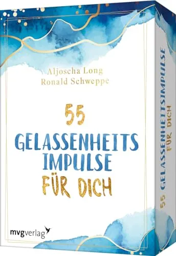 Gelassenheitsimpulse für dich: Kartendeck mit Übungen und Inspirationen für mehr Achtsamkeit, Lebensfreude, Selbstliebe, Glück. Hilft gegen Stress, Ängste und Alltagssorgen 55