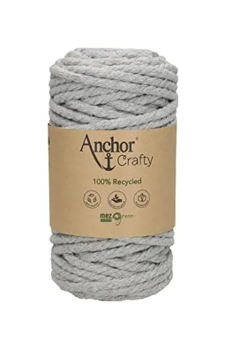 Anchor Crafty, ca. 5 mm, 250 g, ca. 40 m Ash, 4774000-00112