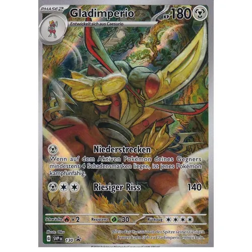 Pokémon TCG – Gladimperio – SVP 130 Promo – Art Rare – Deutsch | Promo-Karte aus