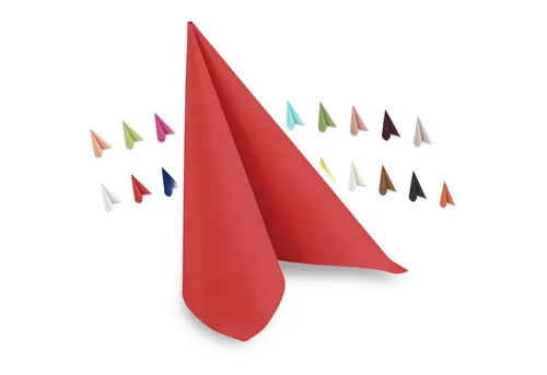 Hypafol Papierserviette Airlaid Serviette farbig 50 Stück in rot von Hypafol