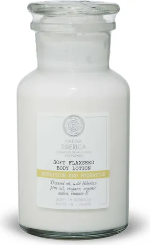 Natura Siberica Steklo Soft Flaxseed Body Lotion, 240ml