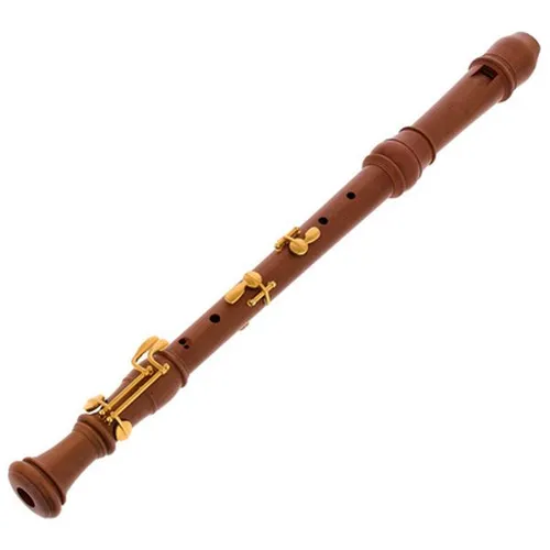 Mollenhauer Tenorblockflöte 5416C Denner Comfort - Holzblasinstrumente: Tenorblockflöte aus Birnbaumholz mit Barockgriffweise und 4 Klappen für leichtere Handhabung, inklusive Etui und Pflegezubehör.