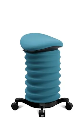 TOPSTAR Sitness 4D - Ergonomischer Bürohocker mit Rollen - Innovativer Bürohocker mit patentierter 4D-Technologie für dynamisches Sitzen, ideal für Büro und Home-Office. Höhenverstellbar und rückenschonend - für maximalen Sitzkomfort!