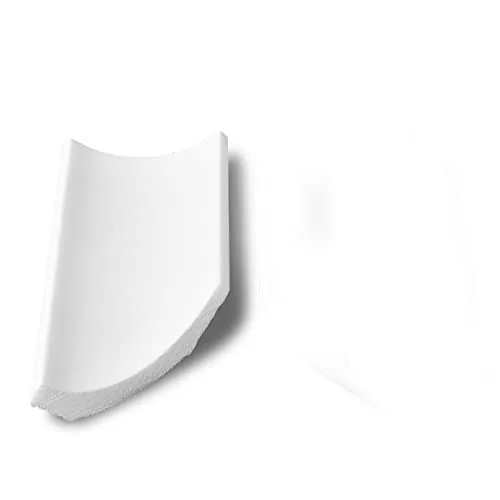 Decosa Zierleiste B10, 72 x 72 mm, 2 m - Leisten für stilvolle Raumgestaltung, einfach zu kleben, aus hochwertigem Polystyrol, ideal für individuelle Wohnakzente und schnelle Renovierungen.