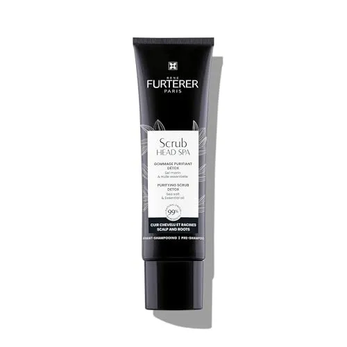Furterer SCRUB HEAD SPA Klärendes Detox-Peeling - Arzneimittel für die Kopfhaut, entfernt effektiv überschüssigen Talg in nur 3 Minuten und sorgt für gesundes, kräftiges Haar.