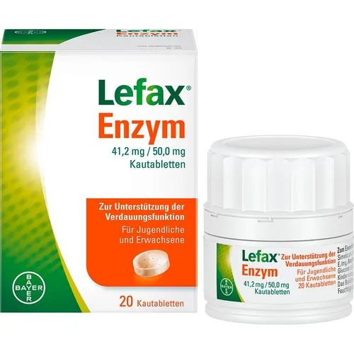 Lefax Enzym zur Unterstützung der Verdauung von Bayer