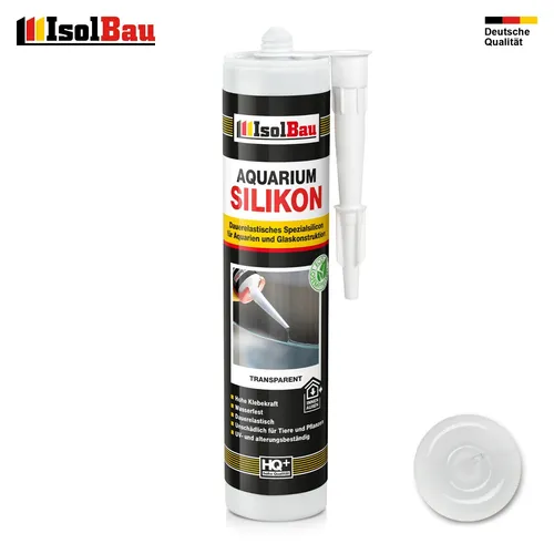 Aquarium Silikon Transparent 300ml Glassilikon Aquarium Kleber Terrarium Glass