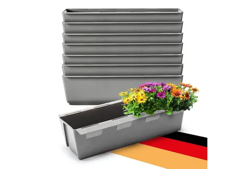 BigDean 8er Set Paletten Blumenkästen von BigDean