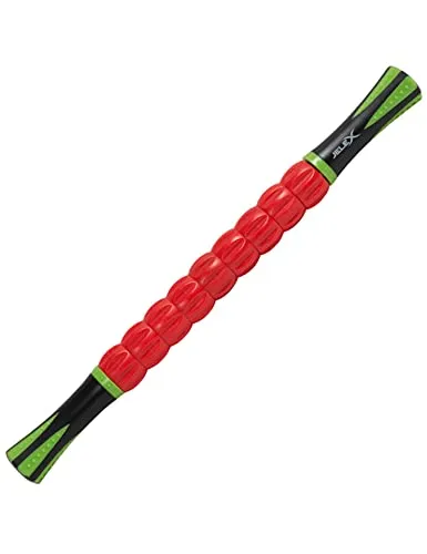 JELEX Easy Up Massagerolle für Damen und Herren, mit rotierenden Rollen. Zur Selbstmassage, durchblutungsfördernd und verspannungslösend, für den gesamten Körper zur Muskelentspannung geeignet