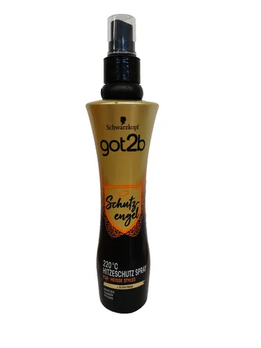 Hitzeschutz Spray Schwarzkopf got2b Schutzengel  220 Grad,  heiße Styles 1x200ml