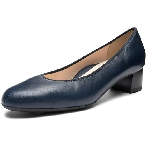 Ara Damen Vicenza Pumps, Blau 42 EU - Damen-Pumps aus hochwertigem Echtleder, weich gepolstert für optimalen Tragekomfort und stilvolles Design.