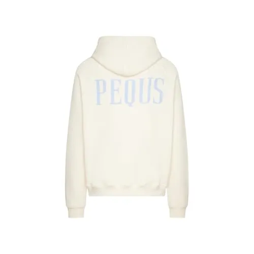 Pequs Herren Hoodie Back Logo Whisper White (DE/NL/SE/PL, Alphanumerisch, S, Regular, Regular, Whisper White)
