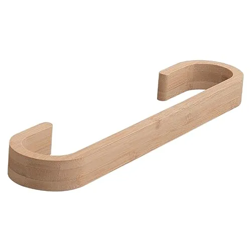 Gedy Himalaya Handtuchhalter, Wandmontage, 40 x 6,9 x 2,5 cm, Natur, Bambus