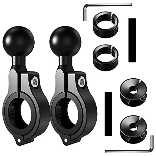 Ram Mount Halterung Kugel Arm für Handyhalterung Fahrrad Handyhalterung Motorrad Lenker Wasserdicht Zubehör für Scooter Fahrradhalterung Handy Handyhalter Roller 2 Set (25 mm)