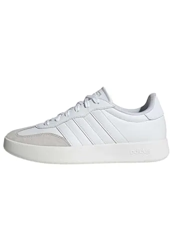 adidas Herren BARREDA Shoes - Stilvolle Sneaker in FTWR White - Herren-Sneaker mit regulärem Schnitt, aus hochwertigem Synthetik- und Wildleder, ideal für lässige Outfits und den Alltag.