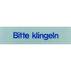 Conacord Klebeschild Bitte Klingeln