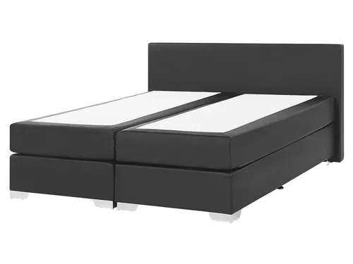 Produktbild BELIANI Boxspringbett 160x200 cm in Schwarz