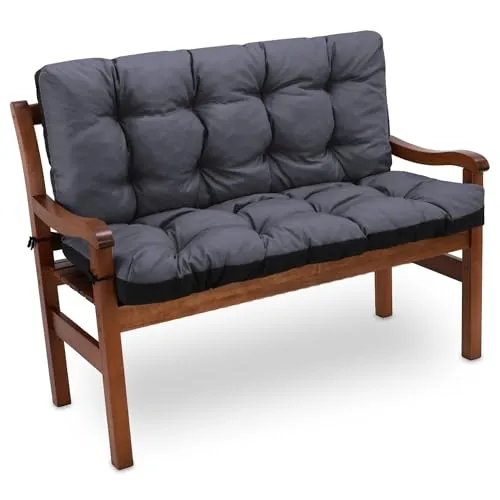 Amazinggirl Palettenkissen Gartenbankkissen 100 x 100 cm - Dekokissen für Gartenmöbel, bietet hohen Komfort und ist wetterfest für langlebige Nutzung im Freien.