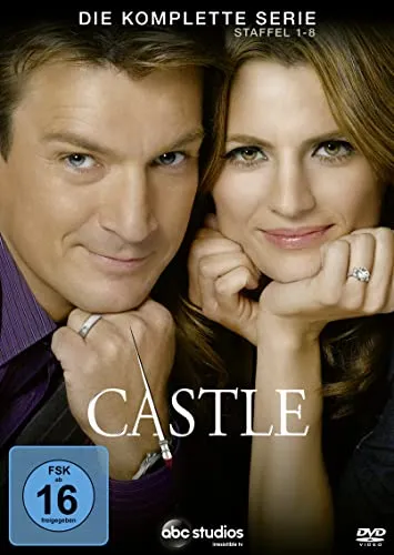 Castle - Die komplette Serie [45 DVDs] - Spannende Krimiserie über einen Bestseller-Autor und einen charmanten Detective, Freigegeben ab 16 Jahren