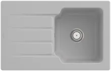 Villeroy & Boch Architectura 45 Steam Keramikspüle - Hochwertige Keramikspüle in elegantem Steam-Finish, ideal für Unterschränke ab 45 cm, Maße: 80 x 51 cm, ausgestattet mit praktischer Handbetätigung für mehr Komfort.