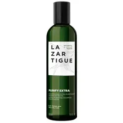 LAZARTIGUE PURIFY-EXTRA SHAMPOO - Shampoo für sehr fettige Wurzeln, mit Fruchtsäuren für eine intensive Reinigung und nachhaltige Talgregulierung. 92% natürliche Inhaltsstoffe, vegan und ohne Sulfate.