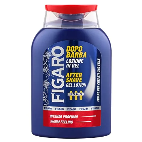 Figaro After Bart Lotion Gel, After Shave Gel Lotion, belebende Wirkung, Anti-Rötung, Intensiver Duft - 150 ml