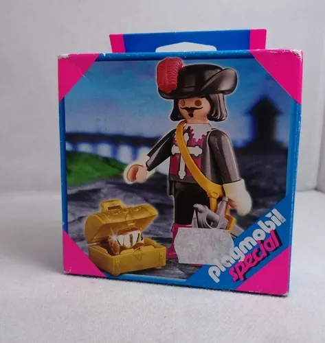 S127 - Playmobil Special - 4678 Musketier mit Goldnuggets Schatztruhe - NEU