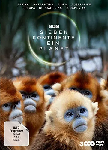 Sieben Kontinente - Ein Planet [3 DVDs] - Dokumentarfilm über die Vielfalt der Erde, beeindruckende Naturaufnahmen und spannende Geschichten aus allen Kontinenten.
