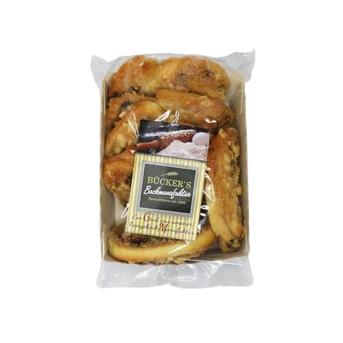 Gebäck Ostfriesentaler, Blätterteiggebäck mit Marzipan & Rumrosinen (1 x 250g)