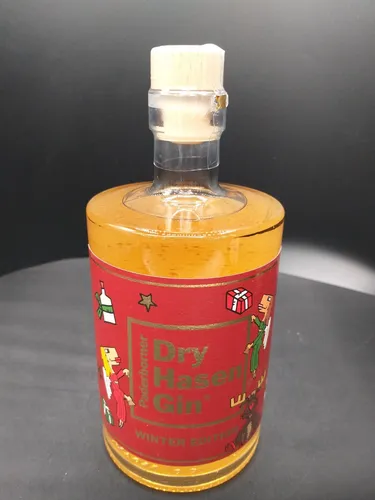 Paderborner Dry Hasen Gin Winter Edition 42% Alkohol Deutschland 0,5 Liter