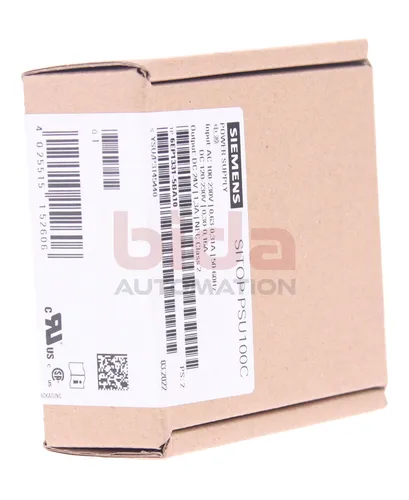 Siemens SITOP PSU100C 24 V 1,3A - Hutschienen-Netzteil für Schaltkästen, energieeffizient und ideal für DIN-Schienen-Montage