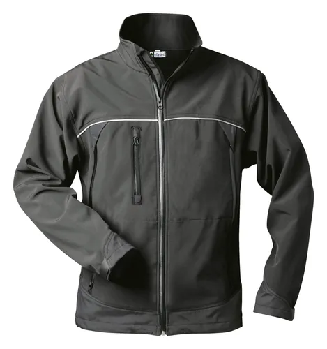 Elysee Jacke Alpha Softshell XXXL schwarz - Wetterfeste Funktionsjacke für optimale Bewegungsfreiheit, ideal für Outdoor-Aktivitäten und Freizeit.