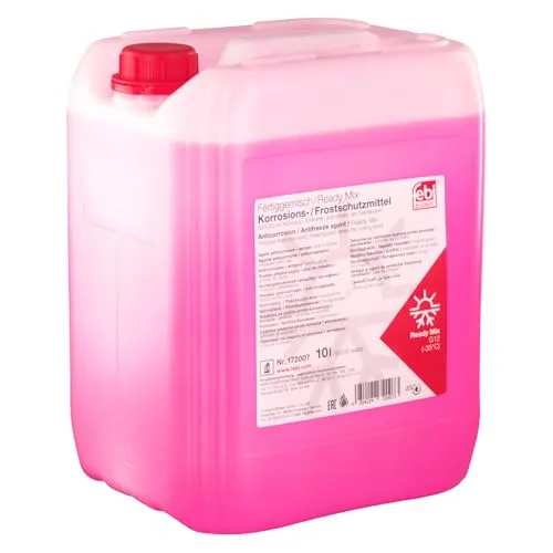 febi bilstein 172007 Korrosions- / Frostschutzmittel G12 (-35°C Fertiggemisch), 10 l