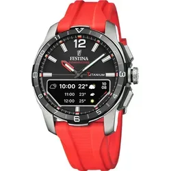 Festina Hybrid Herren Connected d F23000/C - Schwarz & Blau - Smartwatch mit 44.0mm Gehäuse, ideal für Sport und Alltag, verbindet modernes Design mit praktischen Fitnessfunktionen.