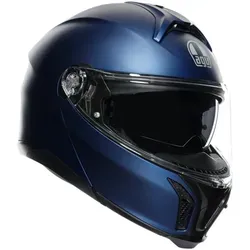 AGV Tourmodular Mono Klapphelm XL, blau - Motorradhelm mit 2-stufigem Kinnschutzmechanismus für optimale Aerodynamik und maximale Leistung bei hohen Geschwindigkeiten.
