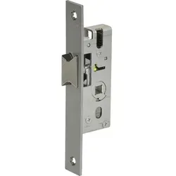 WILKA Rohrrahmen-Fallenschloss Flachstulp - 40 mm - Schließtechnik: Robustes Rohrrahmen-Fallenschloss mit Flachstulp, ideal für vielseitige Anwendungen und optimale Sicherheit.