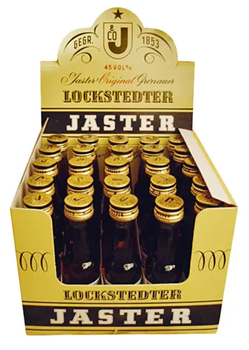 Jaster's Lockstedter Kräuterlikör 25x2 cl - Kräuterlikör aus Deutschland, in praktischen Miniaturen, ideal für Genuss und Geschenke, mit einem hohen Alkoholgehalt von 45% Vol.