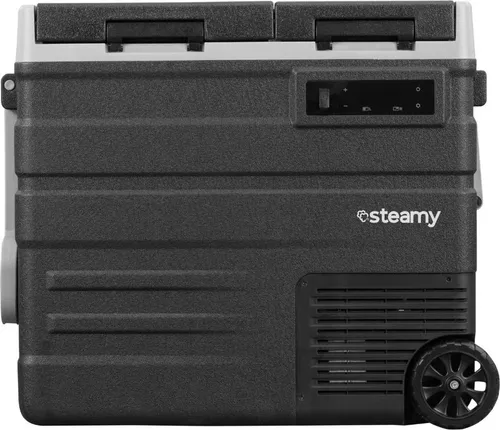 Steamy-E Dual Zone 65 Roller, Elektrische Kühlbox mit Rollen, 57L