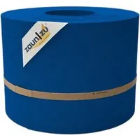 zaunzu Sichtschutzstreifen PP Enzianblau 35m - Premium Sichtschutz für Doppelstabmattenzäune, mit genarbter Struktur und 5 Jahren Farbechtheit – einfach zu montieren und robust für optimalen Sicht- und Windschutz.