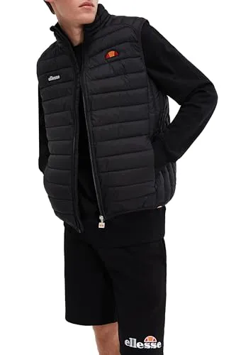 ellesse Herren Bardy Weste, Schwarz, S EU in schwarz von ellesse