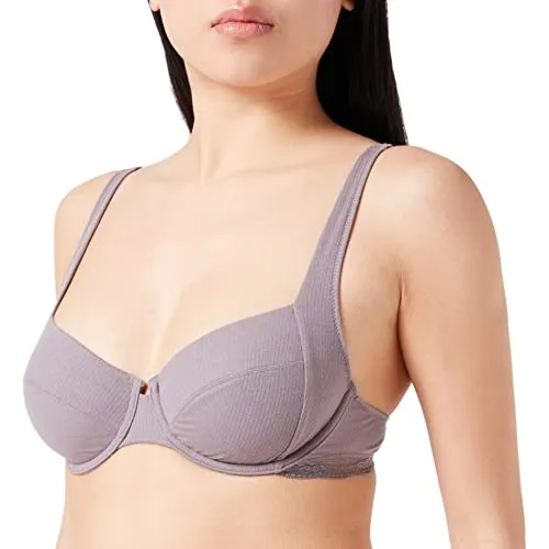 Triumph Natural Spotlight W EX Damen BH 90B - Damen-BH mit Bügel, grau (Pigeon Grey), ideal für den täglichen Komfort. Hergestellt aus hochwertigem Mischgewebe, sorgt für eine perfekte Passform und ein angenehmes Tragegefühl.