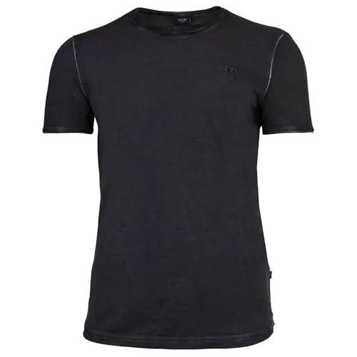 Joop! Jeans Herren T-Shirt - JJJ-06Clark, Rundhals, Halbarm, Logo, Baumwolle Schwarz M