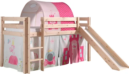 Spielbett >PINO< in Kiefer massiv natur - 210x114x218 (BxHxT)