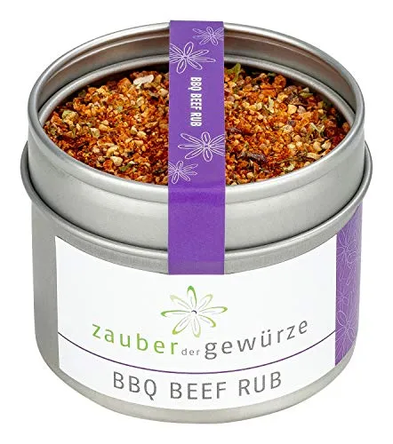 Zauber der Gewürze BBQ Beef Rub, BBQ Rub, Marinade für Fleisch, Gewürzmischung zum Grillen - der Aroma-Booster für Steaks & Co., 70 g