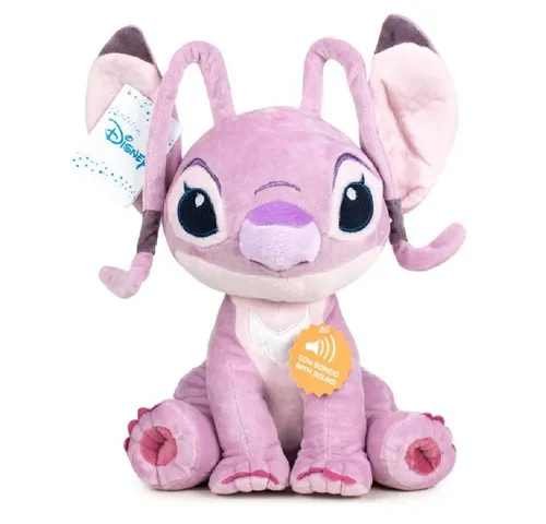 Lilo & Stitch Plüschtier 20 cm mit Sound - Kissen, hochwertiges und weiches Plüschtier, ideal als originelles Geburtstagsgeschenk für Kinder.