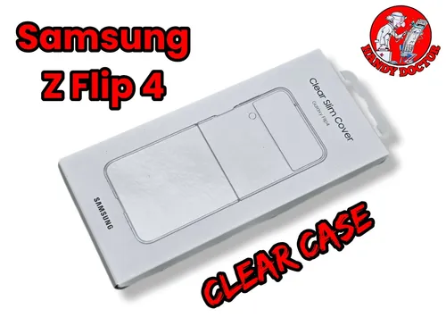 NEU Samsung Clear Slim Cover für Galaxy Z Flip4 Schutz Hülle Case - BLITZVERSAND