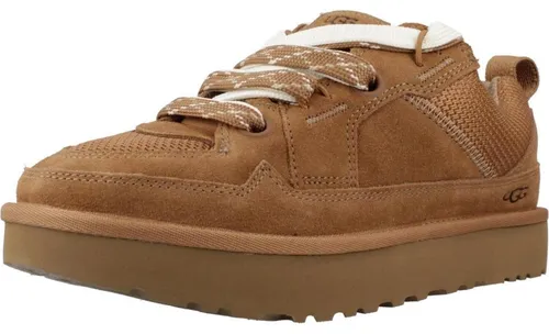 UGG Lo Lowmel Sportschuhe für Damen – Braun EU 40 - Stylische UGG Sneaker auf Plateau in Braun, aus Wildleder und recyceltem Mesh, bieten perfekten Komfort und modernes Design für Frühjahr-Sommer 2025.