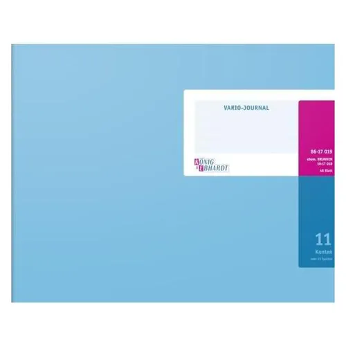 Vario Journalbuch A4 quer - 11 Konten & 23 Spalten - Geschäfts- & Kassenbuch, ideal für präzise Buchführung mit 11 Konten und 23 Spalten für eine übersichtliche Organisation.
