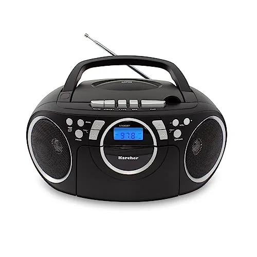 Karcher RR 5042-B tragbares CD Radio/Boombox