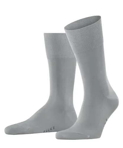 FALKE Herren Socken Tiago M So Fil d´Écosse Baumwolle einfarbig 1 Paar, Grau Mouse Grey 3690, 45-46